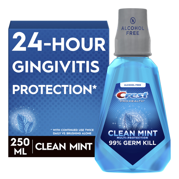 Oral Hygiene Crest Pro-Health Multi Protection Clean Mint CPC Antigingivitis/Antiplaque Oral Rinse hero