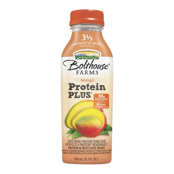 Refrigerated Bolthouse Farms Protein Plus® Mango hero