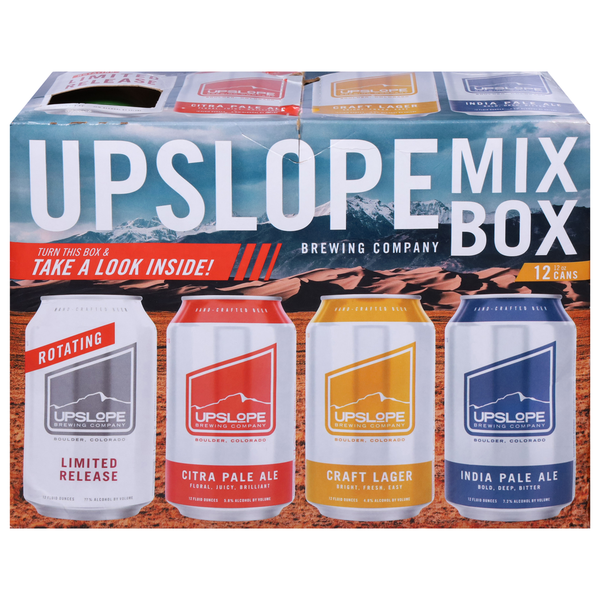 Beers & Coolers Upslope Brewing Company Beer, Assorted, Mix Box hero