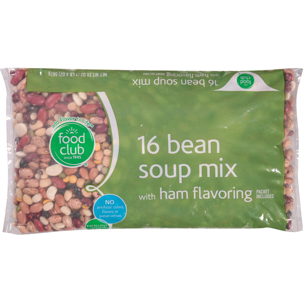 Soup, Broth & Bouillon Food Club Soup Mix, 16 Bean hero