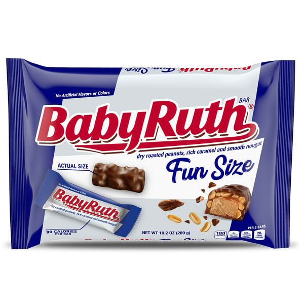 Candy & Chocolate Baby Ruth Fun Size Candy Bars hero