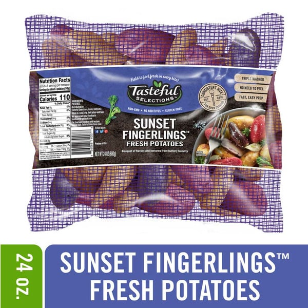 Packaged Vegetables & Fruits Tasteful Selections Sunset Fingerlings™ Baby Potatoes hero