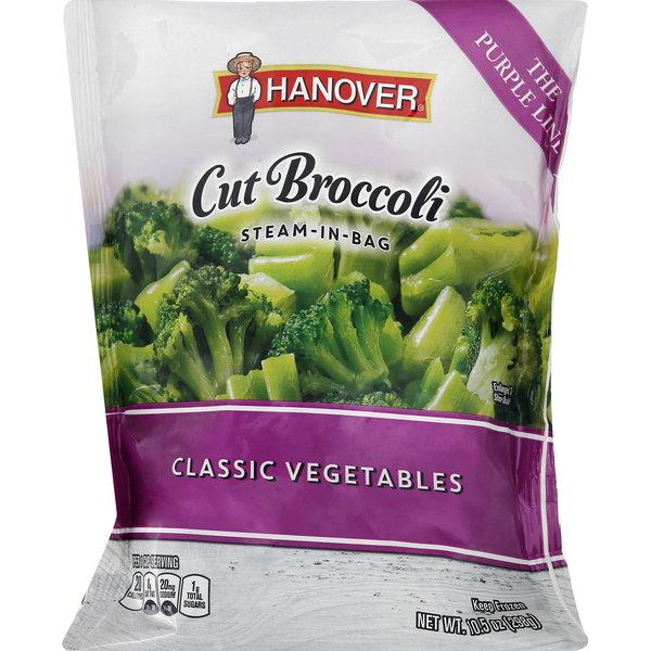 Frozen Produce Hanover Broccoli, Cut, Steam-in-Bag hero