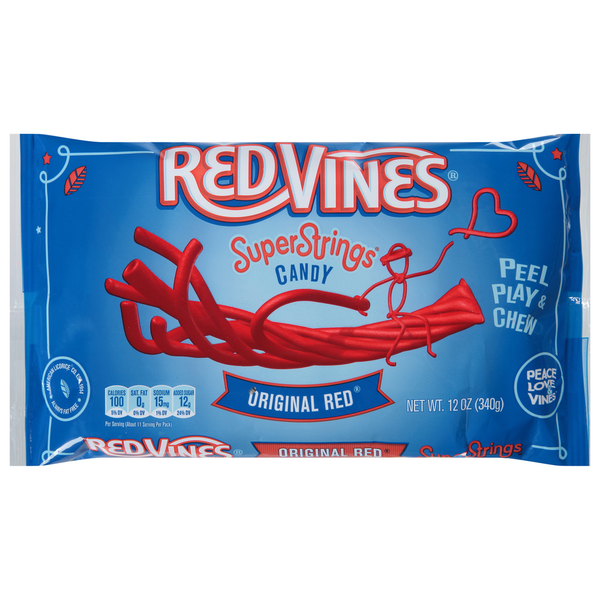 Candy & Chocolate Red Vines Candy, Super Strings, Original Red hero