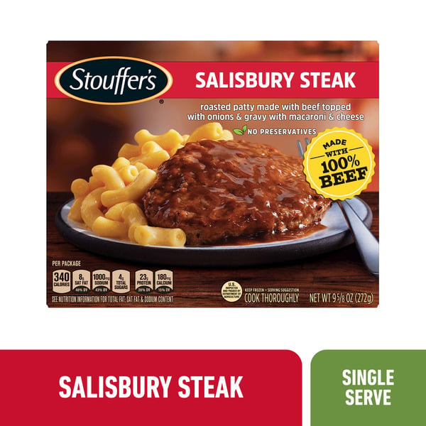 Frozen Meals Stouffer's Classics Salisbury Steak Frozen Entrée hero