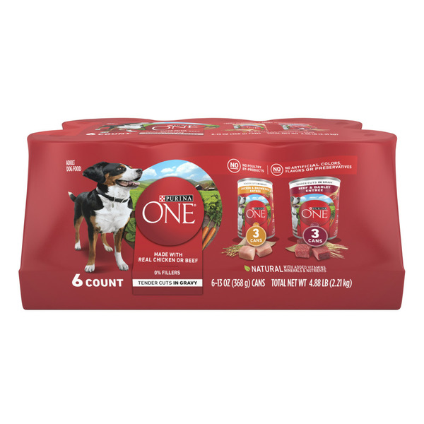 Dog Food Purina ONE Tender Cuts in Gravy hero