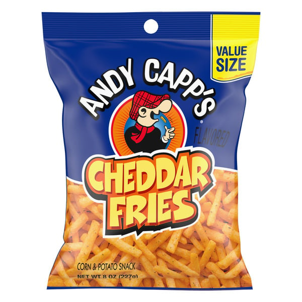 Chips & Pretzels Andy Capp's Big Bag Cheddar Flavored Fries hero