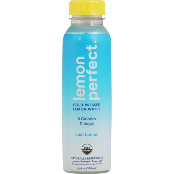 Water, Seltzer & Sparkling Water Lemon Perfect Lemon Water, Just Lemon, Cold-Pressed hero