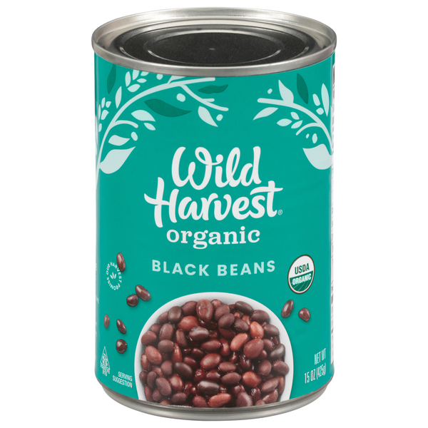 Canned Meals & Beans Wild Harvest Black Beans, Organic hero