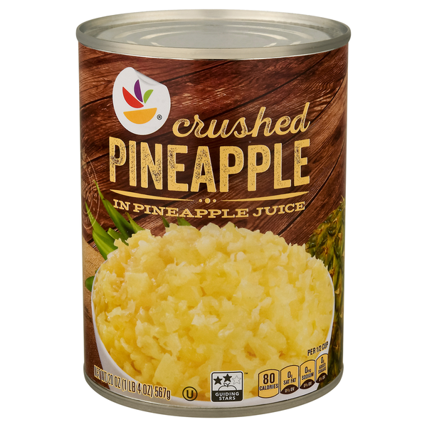 Canned Fruit & Applesauce Store Brand Pineapple, in Pineapple Juice, Crushed hero