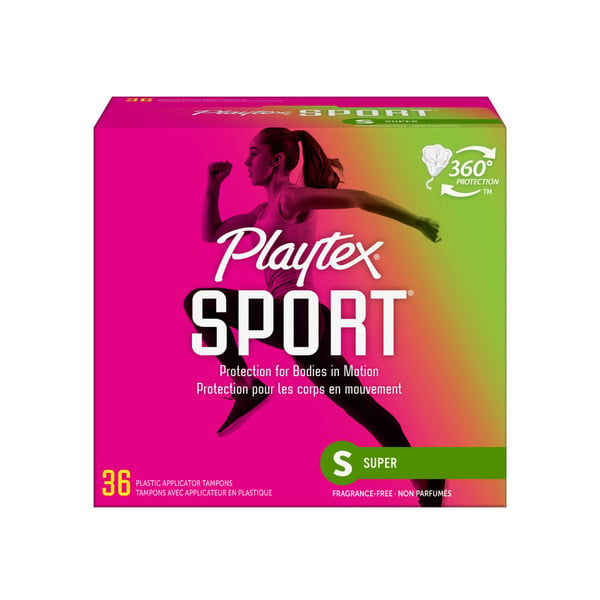 Feminine Care Playtex Tampons, Plastic Applicator, Super, Fragrance-Free hero