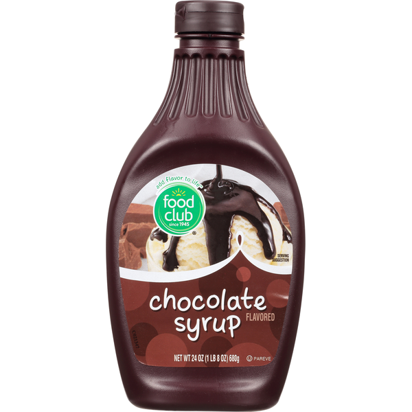 Honeys, Syrups & Nectars Food Club Syrup, Chocolate Flavored hero