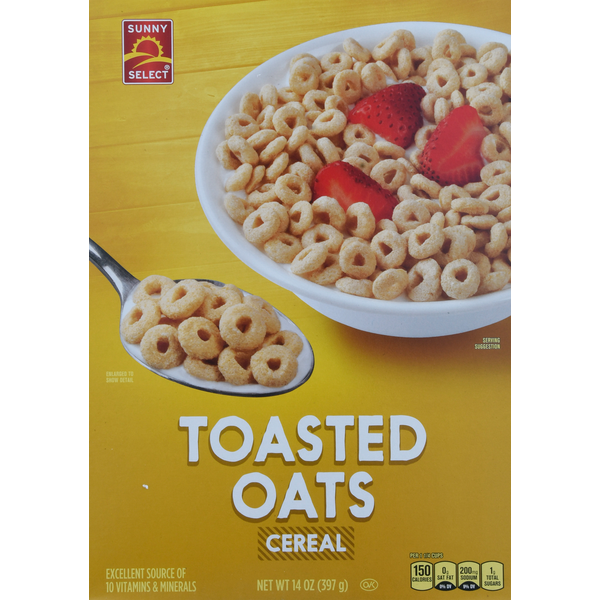 Sunny Select Cereal, Toasted Oats hero