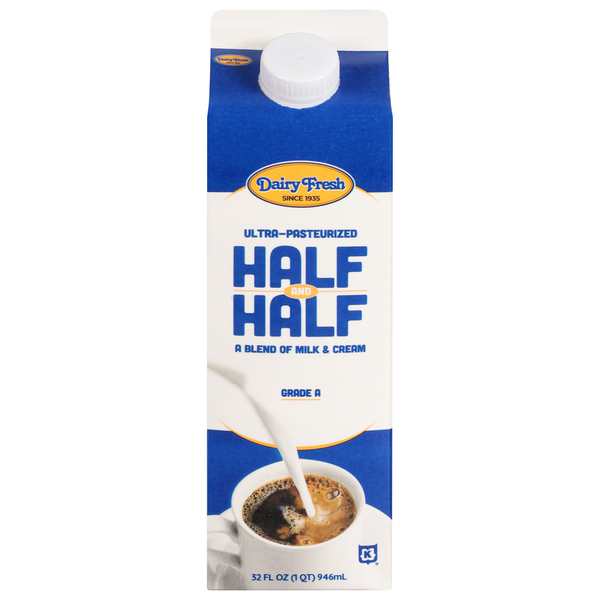 Milk Dairy Fresh Half and Half, Ultra-Pasteurized hero