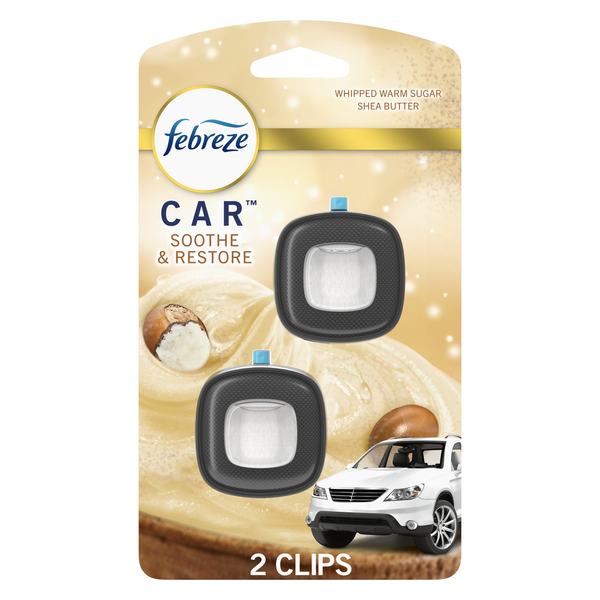 Air Fresheners & Candles Febreze Car Odor-Fighting Vent Clip Soothe & Restore hero