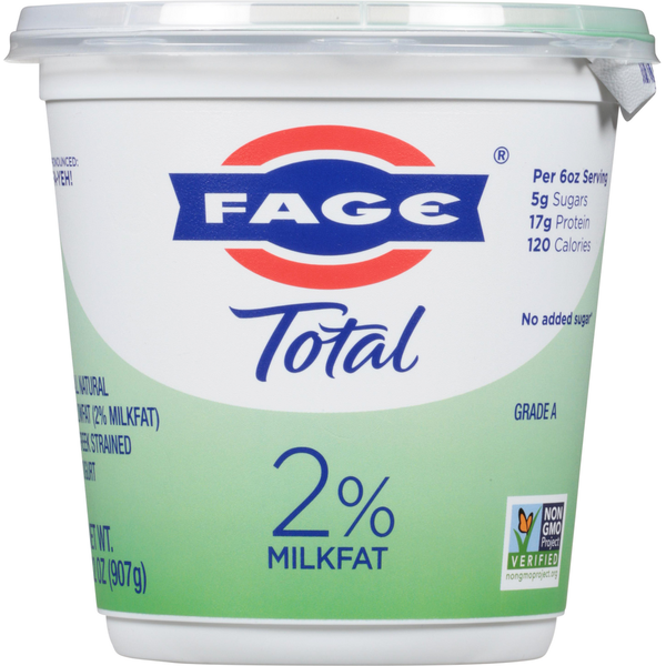 Yogurt Fage Total Greek 2% Plain Greek Yogurt hero