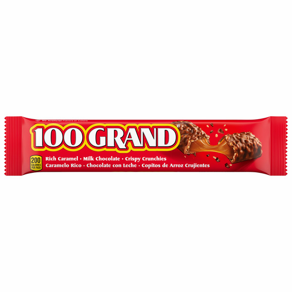 Candy & Chocolate 100 Grand Milk Chocolate Candy Bars, Full Size Bulk Individually Wrapped Ferrero Candy hero