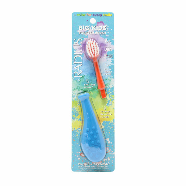 Oral Hygiene Radius Big Kidz Replacement Head Forever Brush (6YRS+) hero