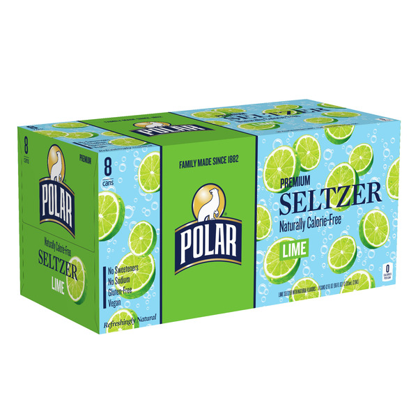 Soft Drinks Polar Seltzer  Lime hero