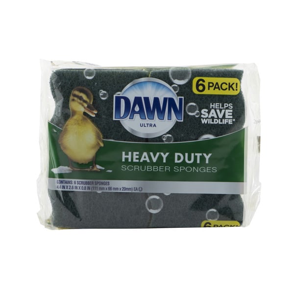 Cleaning Products Dawn Heavy Duty Kitchen Dish Sponges, (Pack of 6) hero