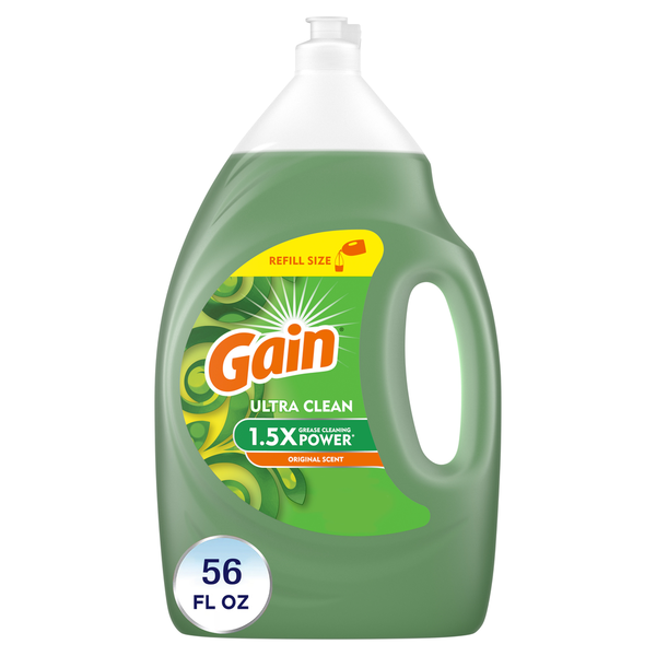 Gain Ultra Dishwashing Liquid Dish Soap, Original Scent hero