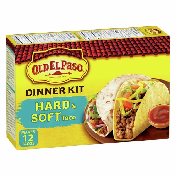 Chips & Pretzels Old El Paso Hard & Soft Taco Dinner Kit hero