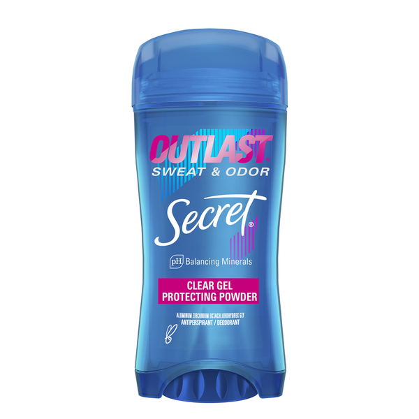 Deodorants Secret Outlast Clear Gel Antiperspirant Deodorant for Women, Protecting Powder hero