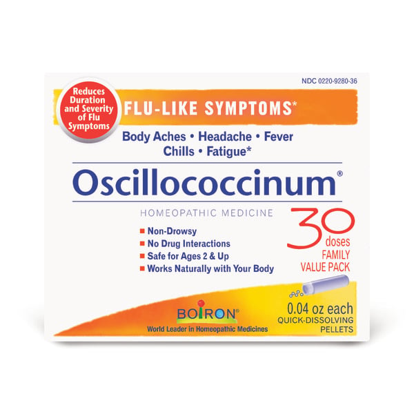 Cold, Flu & Allergy Boiron Oscillococcinum, Homeopathic Medicine for Flu-Like Symptoms hero