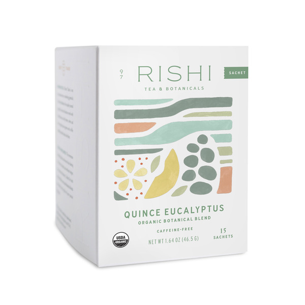 Air Fresheners & Candles Rishi Tea & Botanicals Quince Eucalyptus, Tea Sachets hero