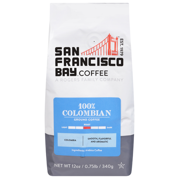 Coffee San Francisco Bay Coffee Coffee, Ground, Medium Roast, 100% Colombian hero