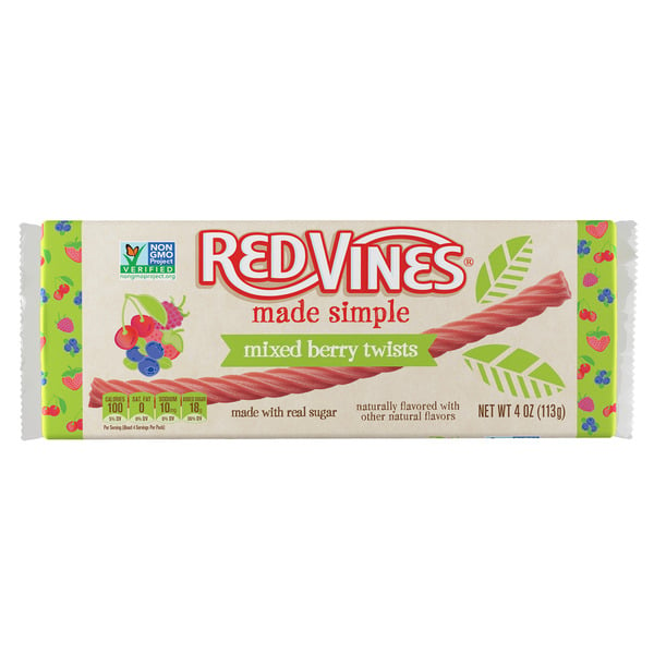 Candy & Chocolate Red Vines Made Simple Twists Mixed Berry Licorice Candy hero