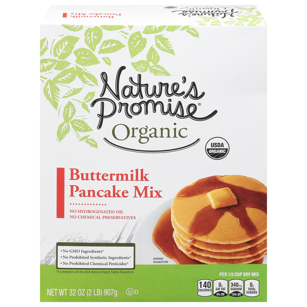 Hot Cereal & Pancake Mixes Nature's Promise Organic Buttermilk Pancake Mix hero