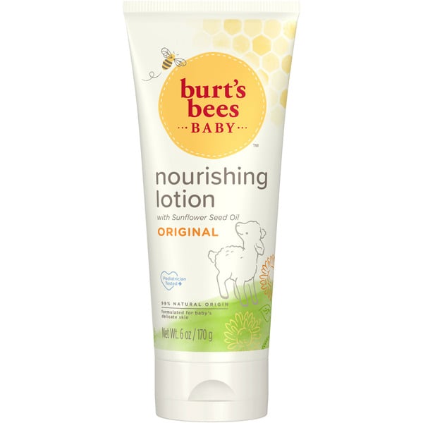 Baby Bath & Body Care Burt's Bees Baby Nourishing Lotion with Sunflower Seed Oil, Original Scent hero