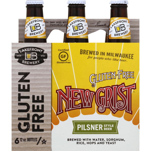 Beers & Coolers Lakefront Beer, Pilsner Style, New Grist hero