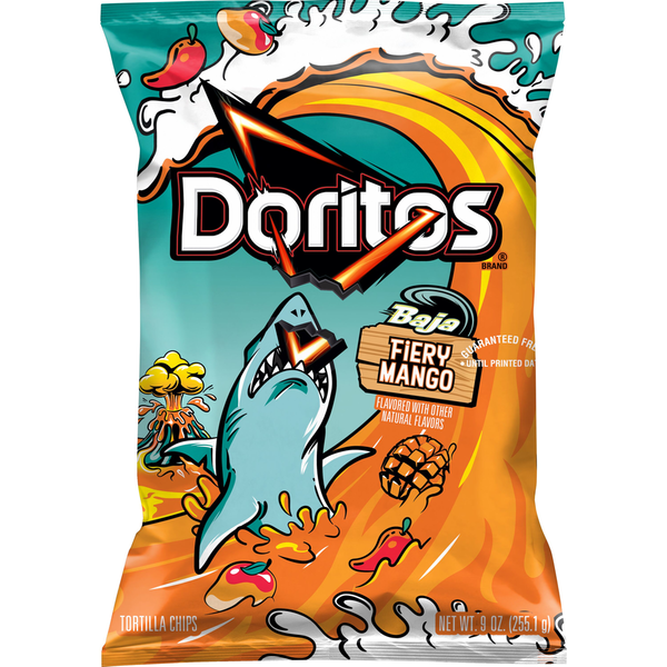 Chips & Pretzels Doritos Tortilla Chips Baja Fiery Mango hero