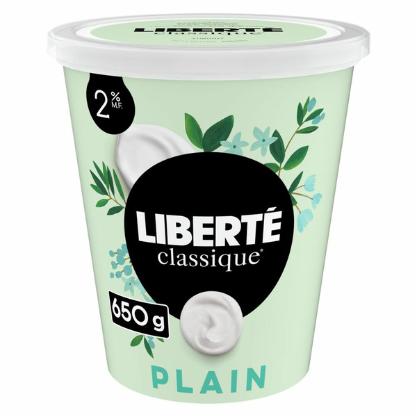 Yogurt Liberté Classique 2% Smooth Traditional Yogurt, Plain hero