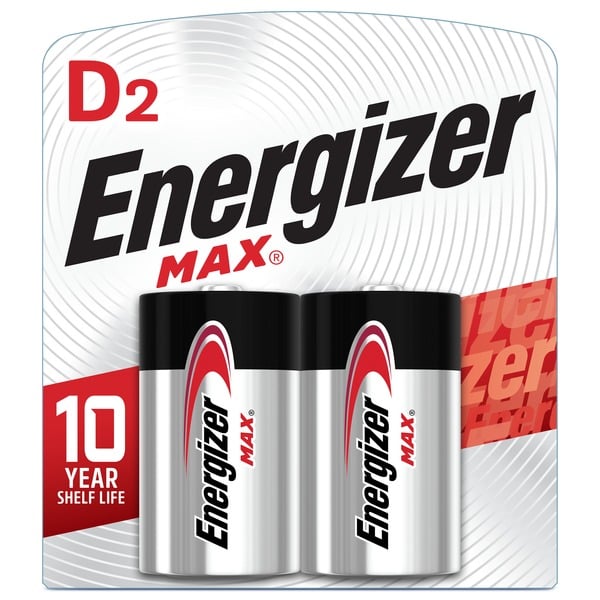 More Household Energizer D Batteries, D Cell Alkaline Batteries hero