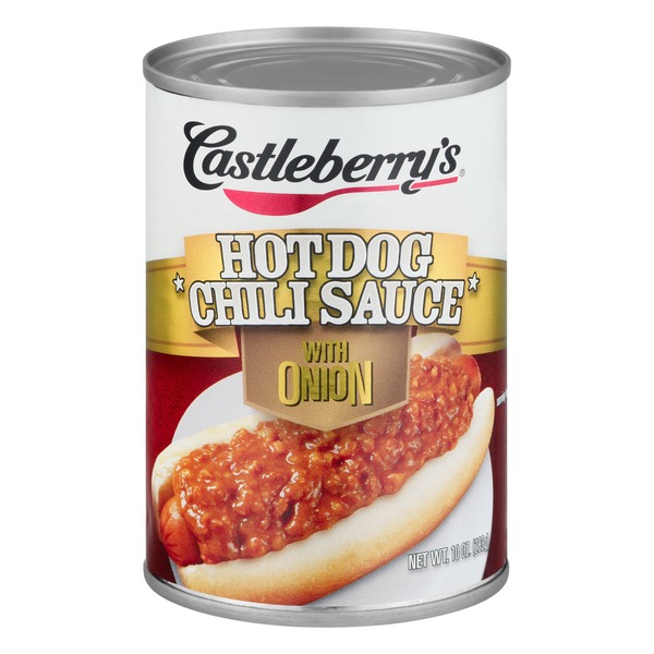 Canned Meals & Beans Castleberry's Hot Dog Chili Sauce With Onion hero