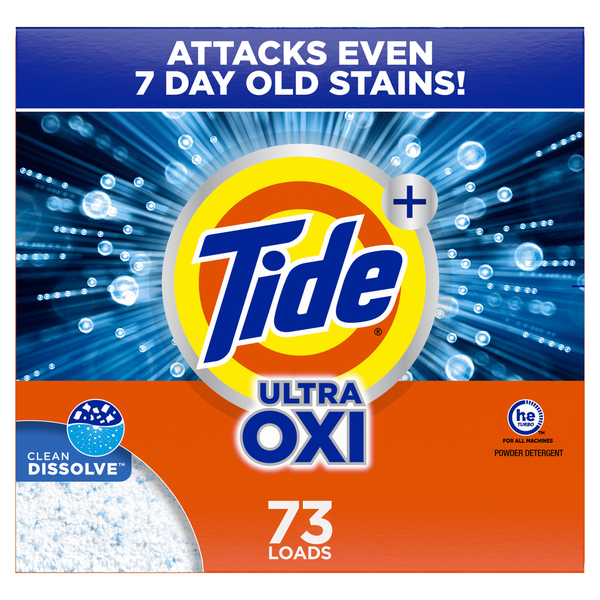 Laundry Tide Plus Ultra Oxi Powder Laundry Detergent hero