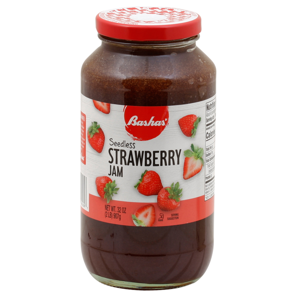 Spreads Bashas' Jam, Strawberry, Seedless hero