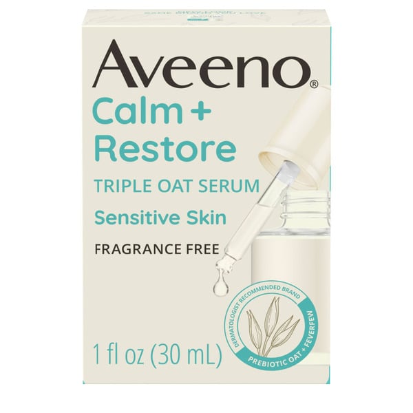 Skin Care Aveeno Calm + Restore Triple Oat Sensitive Skin Face Serum hero