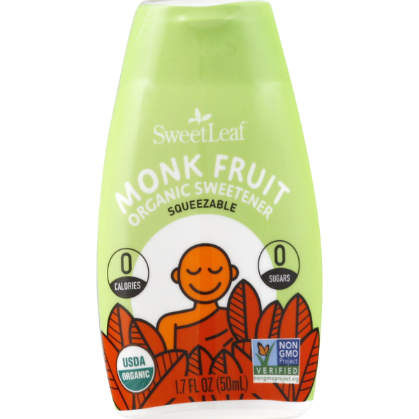 Baking Ingredients SweetLeaf Monk Fruit Sweetener, Organic, Squeezable hero