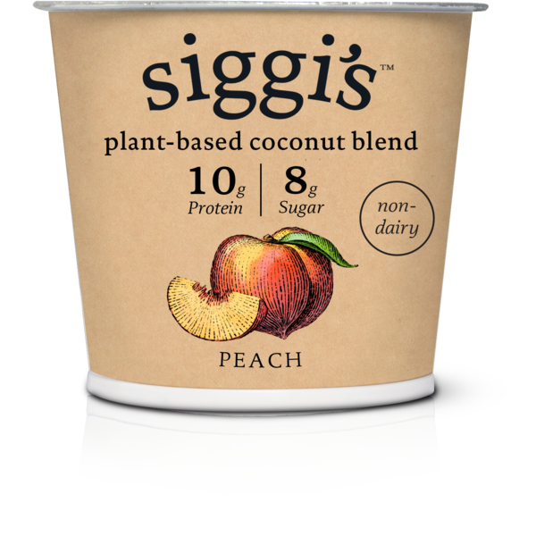 Yogurt Siggi's Plant-Based Coconut Blend, Peach hero