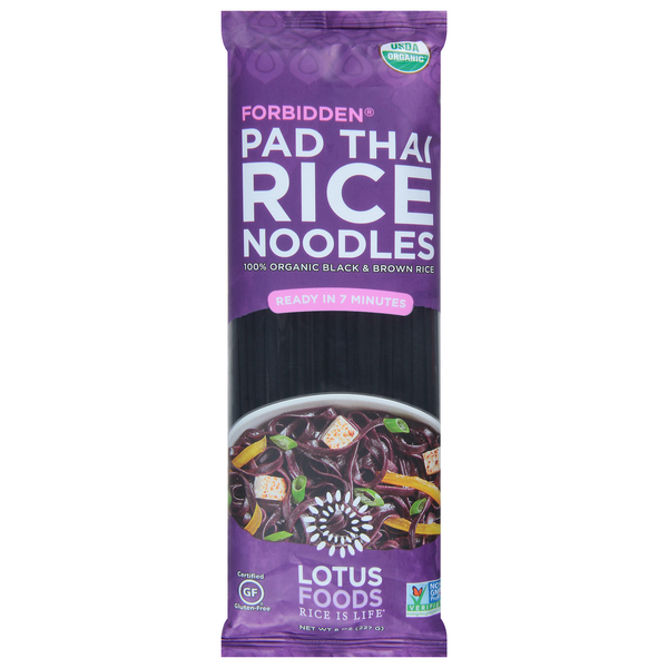 Instant Foods Lotus Foods Rice Noodles, Pad Thai, Forbidden hero