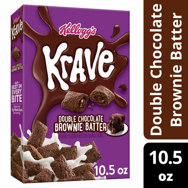 Cereal KRAVE Cold Breakfast Cereal, Chocolate Cereal, Kids Snacks hero