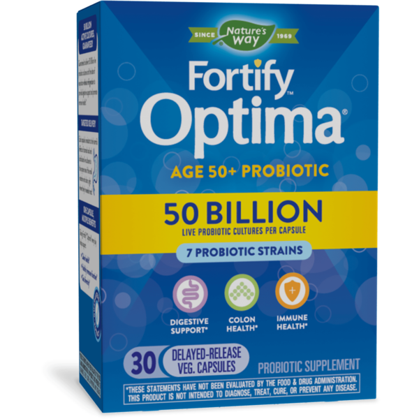 Digestion Nature's Way Fortify® Optima® Adult 50+ 50 Billion Probiotic hero