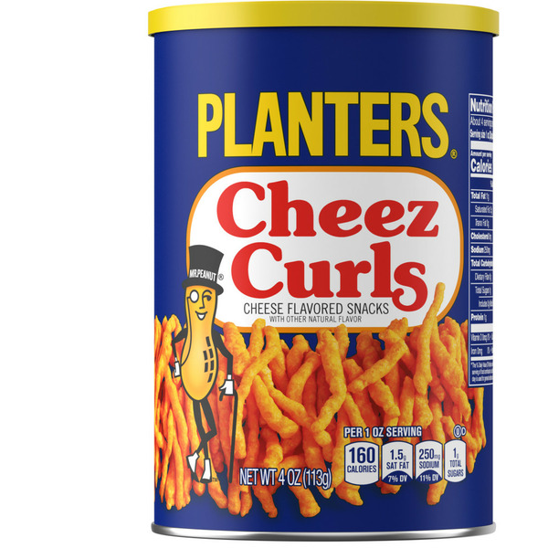 Chips & Pretzels Planters Cheez Curls hero