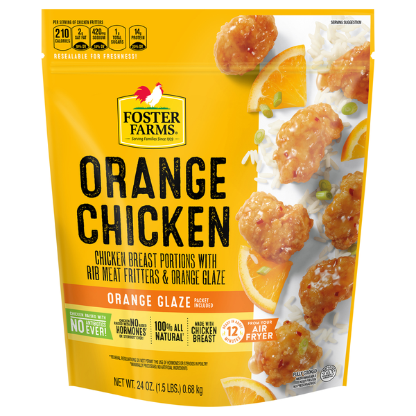 Frozen Meat & Seafood Foster Farms Orange Chicken hero