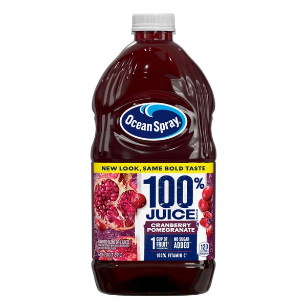 Juice & Nectars Ocean Spray 100% Juice Cranberry Pomegranate Juice Blend hero