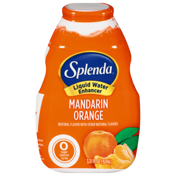 Cocoa & Drink Mixes Splenda Liquid Water Enhancer, Mandarin Orange hero